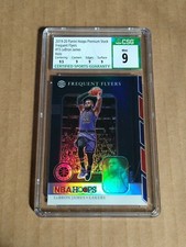 2019-20 Hoops Premium Stock Holo Frequent Flyers LeBron James CSG 9 Lakers #15 