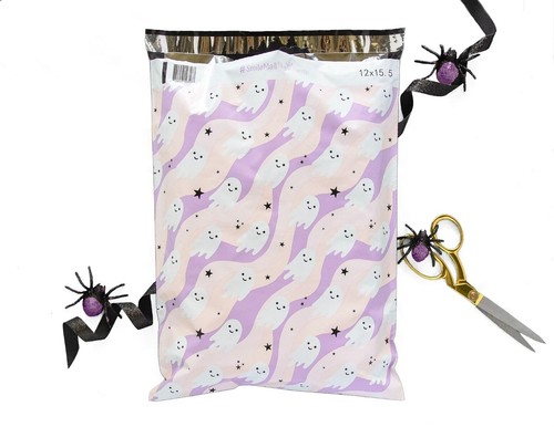 100 Designer Poly Mailers Plastic Envelopes Shipping Bags Custom #SmileMail® - Picture 98 of 239
