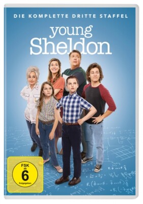 YOUNG SHELDON: STAFFEL 3 - IAIN ARMITAGE,ZOE PERRY,LANCE BARBER  2 DVD NEU