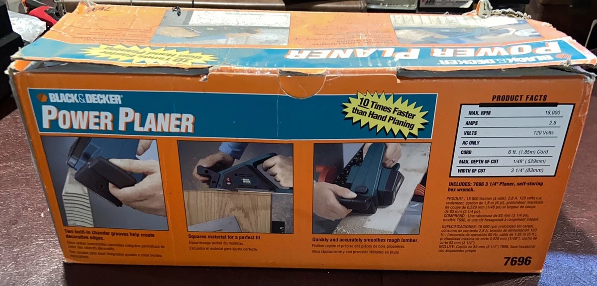 Black and decker wood planer outlet