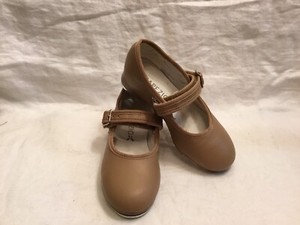 capezio tan mary jane tap shoes
