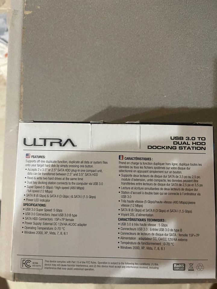 Ultra USB 3.0 To Duel Hdd Docking Station - Image 3 of 4