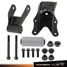 Rear Leaf Spring Shackle Bracket Hanger Kit For Ford F150 F250 F350 Truck Bronco