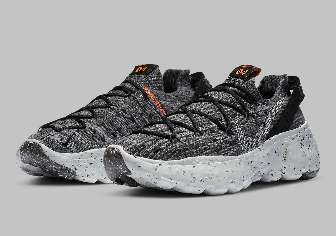 Men's Size 9 Nike Space Hippie 04 Casual Running Shoe Iron Grey Black CZ6398 -002 | eBay