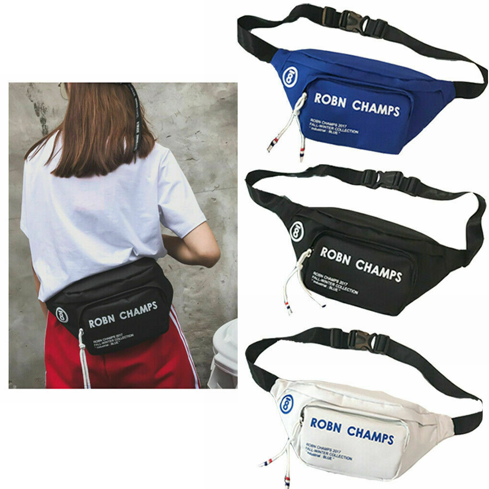 Men Women Waist Chest Fanny Pack Sport Running Travel Hip Bag-image
