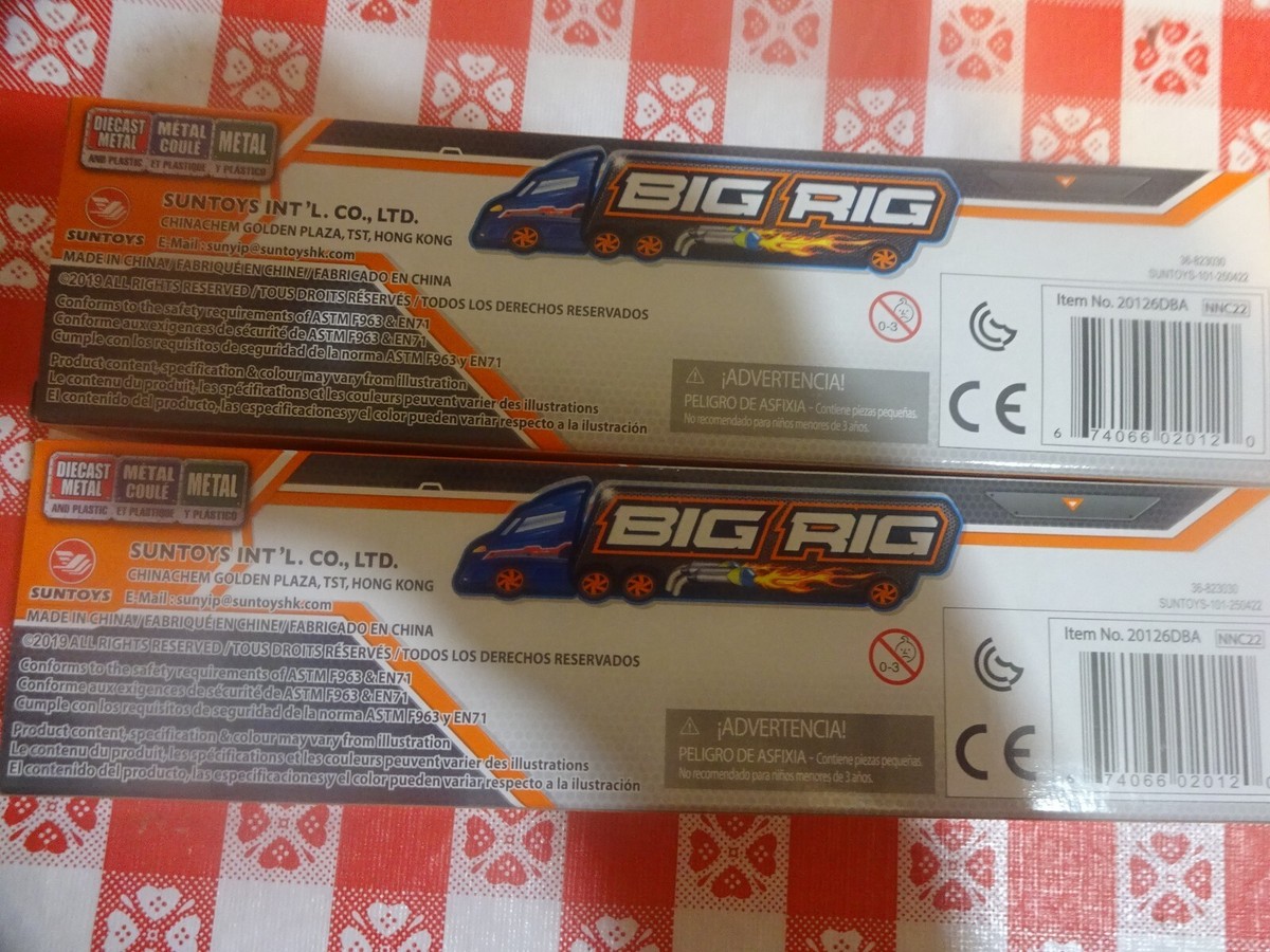 LOT OF BIG RIG 99 CENTS ONLY STORES TOY TRUCKS RARE MINT SEALED