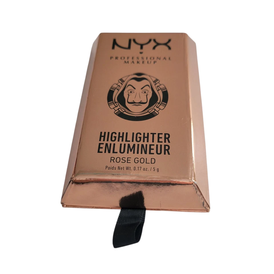 NYX Money Heist La Casa De Papel ROSE GOLD Bar Limited Edition Highlighter NEW - Image 3 of 4