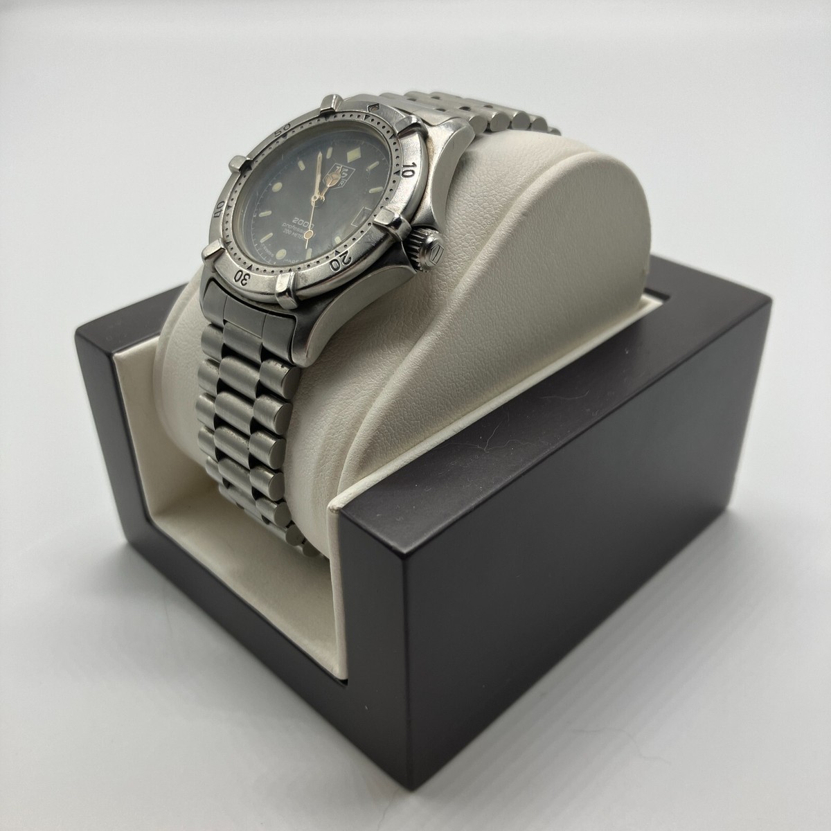 【ジャンク】TAG Heuer クォーツ 腕時計 962.013 TAG Heuer 2000 Men's Black Watch - 962.013 for sale online