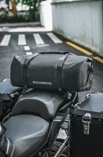 ROCKBROS Waterproof Motorcycle Pannier Tail Bag Travel Rear Seat Luggage Bag - Picture 19 of 25