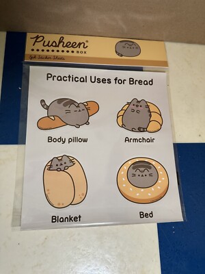 Pusheen Box - Spring 2024 LOAF Jumbo Sticker Sheet Set - Exclusive SEALED