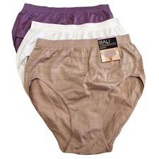 Bali Comfort Revolution Brief Panty 6/7 M MEDIUM NWT 803J 3 Pack Panties