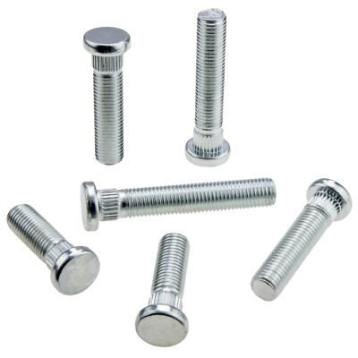 Radbolzen Stehbolzen Bolzen M12x1,25 Rändel 14,3mm Rändelbolzen Längenauswahl