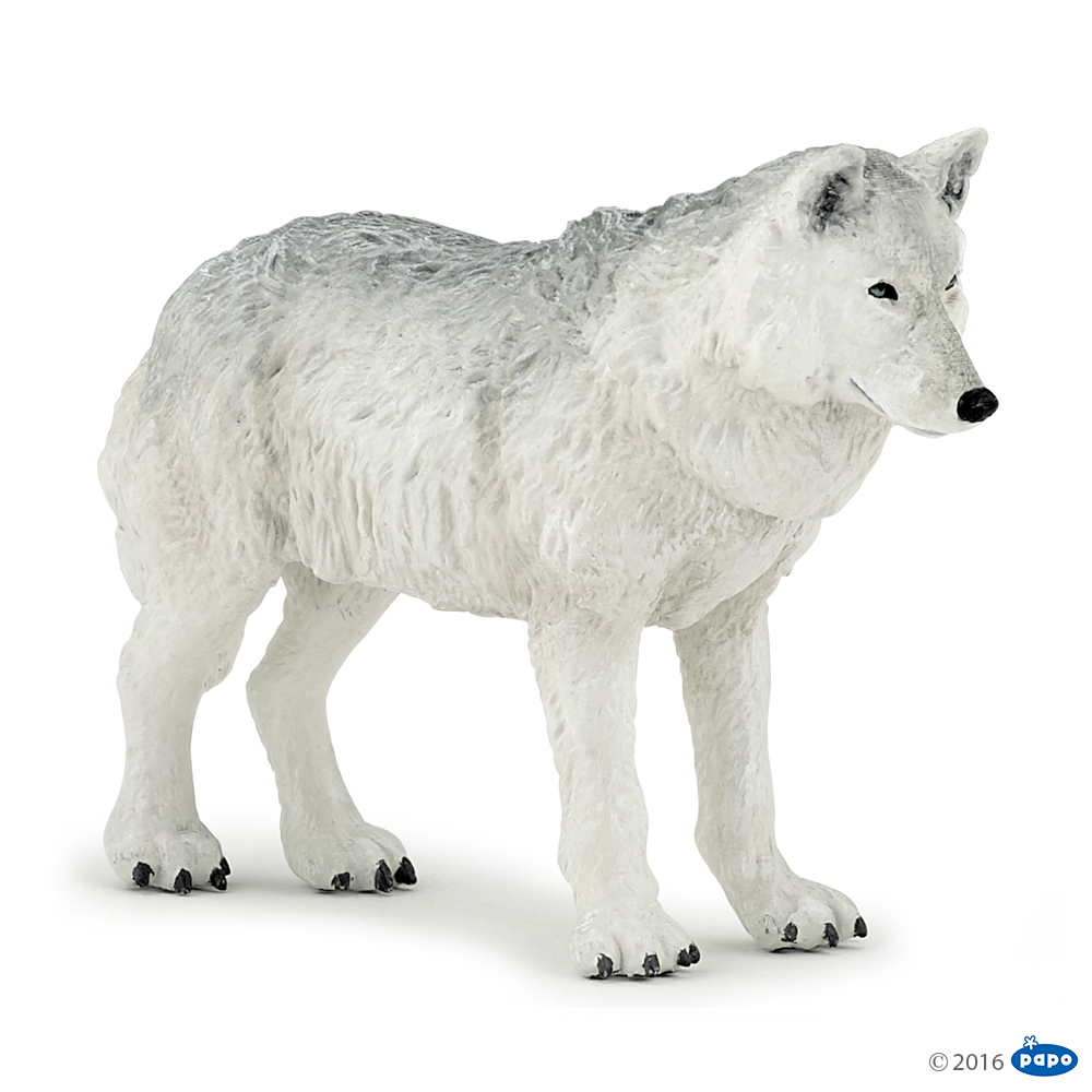 Papo 50195 Polarwolf 10 cm Wildlife
