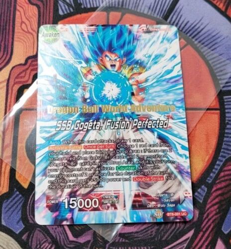Tarjeta promocional Dragon Ball World Tour NYCC 2019 Gogeta Fusion Perfected Prize - Imagen 3 de 8