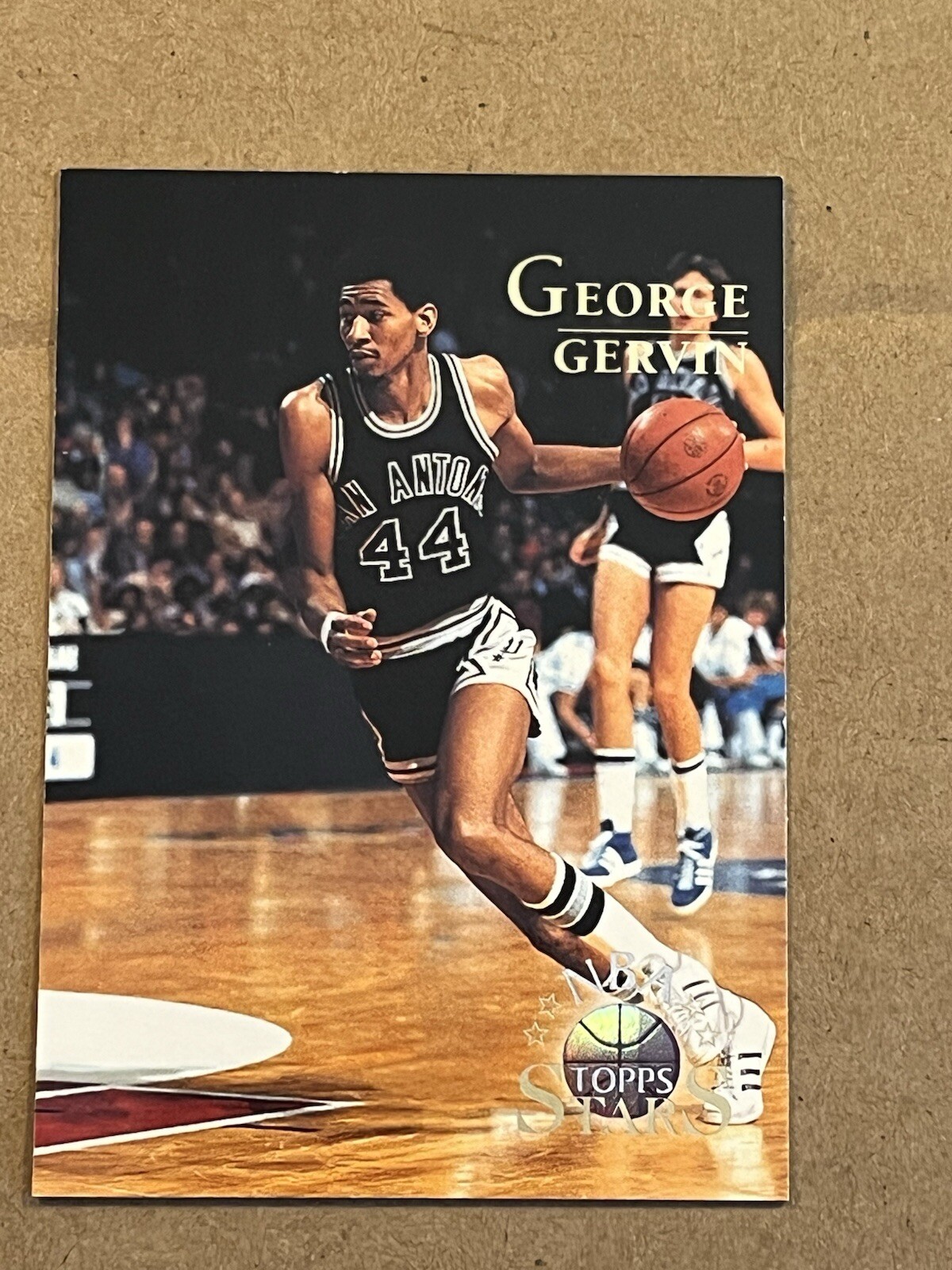 1996 TOPPS NBA STARS - GEORGE GERVIN SAN ANTONIO #18
