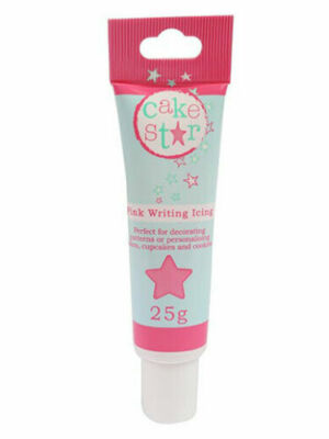 Culpitt Cake Star Writing Icing Tube - Ready To Use Piping Icing In White, Black, Pink, Blue