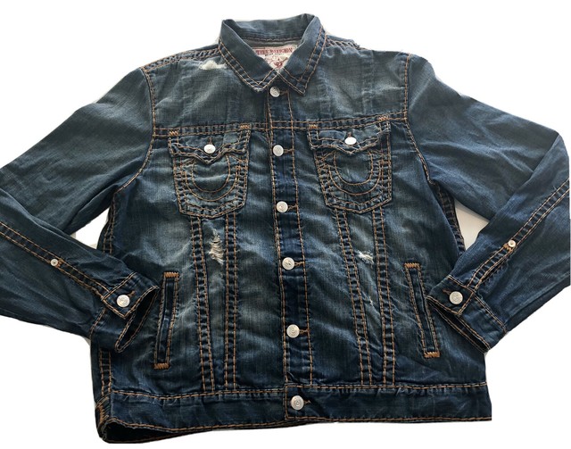 red true religion denim jacket