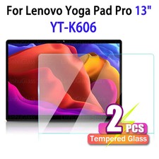 2PCS Lenovo Yoga Pad Pro 13" 2021 YT-K606 Tempered Glass Film Screen Protector