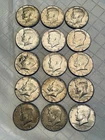 1968 Kennedy Half Dollar 40% Silver Coins Lot Of 15