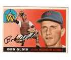 BOB  OLDIS / washington SENATORS- major league  1955 baseball card