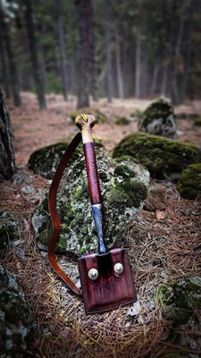 Bushcraft Shovel, Handforged Survival Shovel, Heavy Duty Shovel,Primitive Shovel