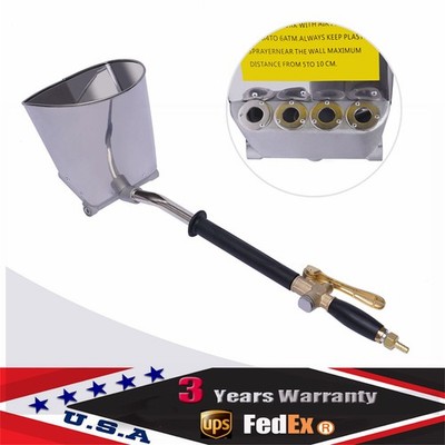 4-Jet Stucco Sprayer for Mortar and Plaster - Efficient Wall Application