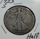 1923-S Walking Liberty 90% Silver US Half Dollar