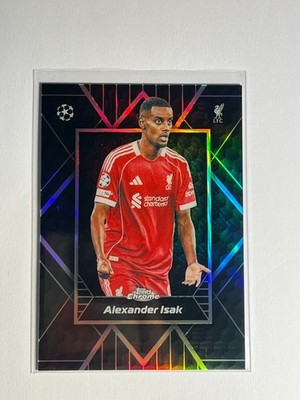 Alexander Isak Shadow Etch Case Hit SE-7 Topps Chrome UCC 2025-26 Liverpool FC