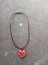 Collier Necklace Type Ver Soufflé Cœur Fleur 