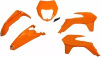 Kunststoff Verkleidung Kit Komplett Ersatz Orange UFO Ktm Exc 200-125-250-300-