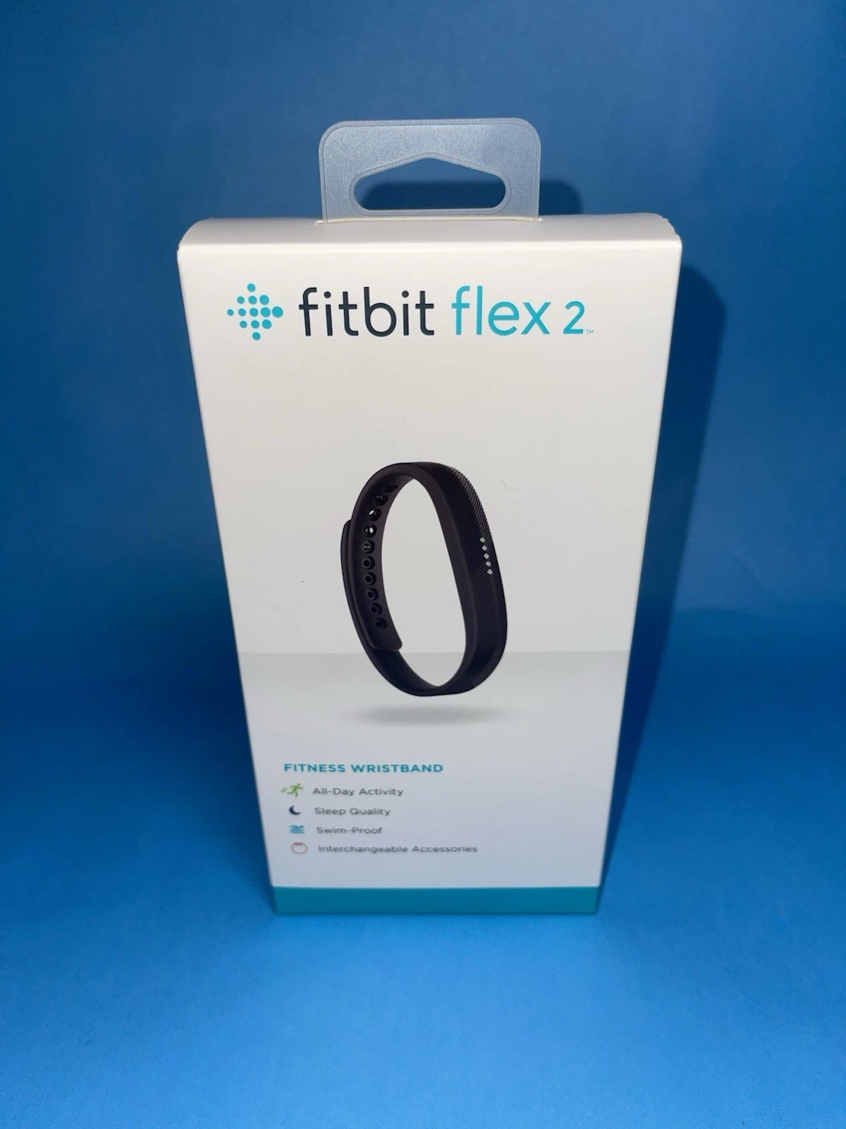 Fitbit Flex 2 Black Fitness Wristband Activity Tracker FB403BK Complete