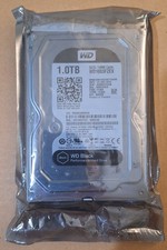Western Digital Black 1.0TB Performance Hard Drive, sealed-antistatic packaging