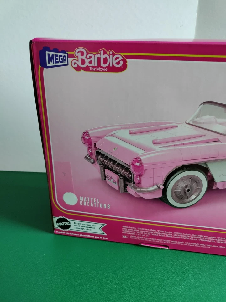 MEGA Barbie The Movie '56 Corvette Stingray Building Set - Image 4 of 4