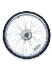 700c Alloy Disc Qr Front Wheel 36 Sp 160 Rotor Tire Tube Blemished Rim 700c Alloy Disc Qr Front Wheel 36 Sp 160 Rotor Tire Tube Blemished Rim