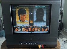 Toshiba MD14H63 14 CRT TV DVD Combo Retro Gaming TV with Remote Tested Working