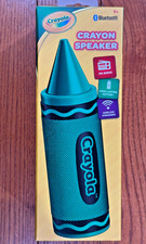   NEW  Crayola Wireless Bluetooth Portable Speaker with FM Radio, Green