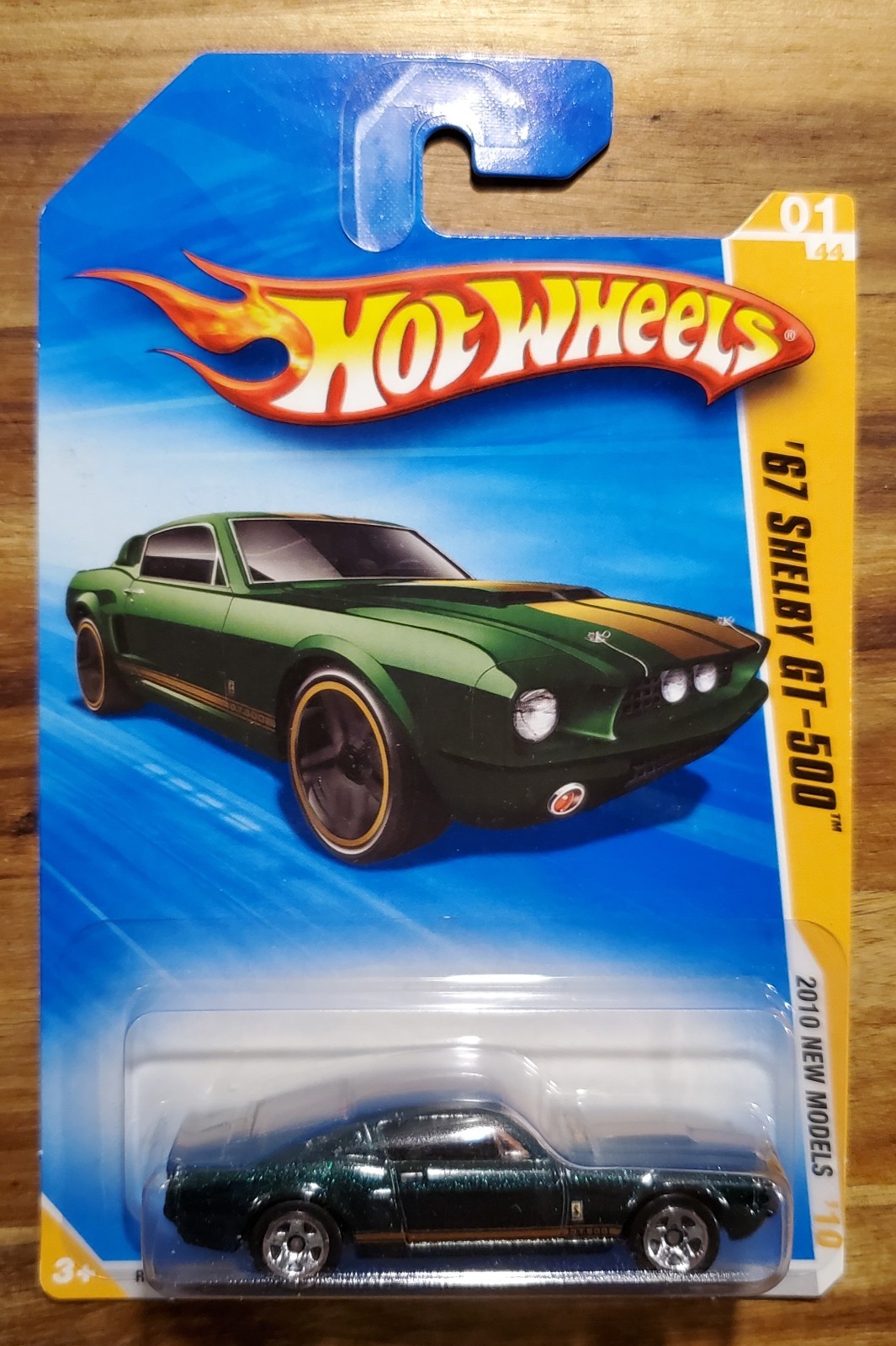 Hot Wheels 2010 1967 ‘67 SHELBY GT-500 Ford Mustang Fastback 001/240 Green MINT