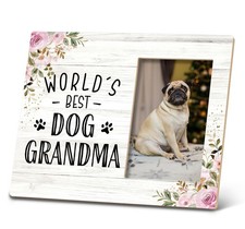 Grandma Gifts - Dog Grandma Picture Frame, Birthday  Christmas Gifts - 10x8