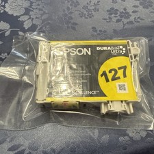 Epson 127 Yellow Ink Cartridge T1274 Genuine OEM   New  Sealed