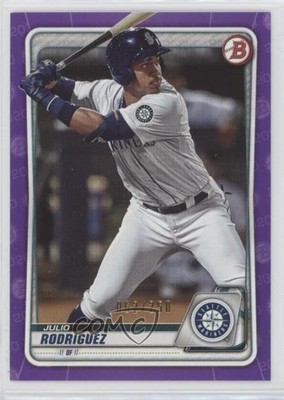 2020 Bowman Prospects Purple 62/250 Julio Rodriguez #BP-19 16if