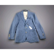 Todd Snyder Madison Italian Linen Suit Jacket 36S Chambray Blue NWT 498