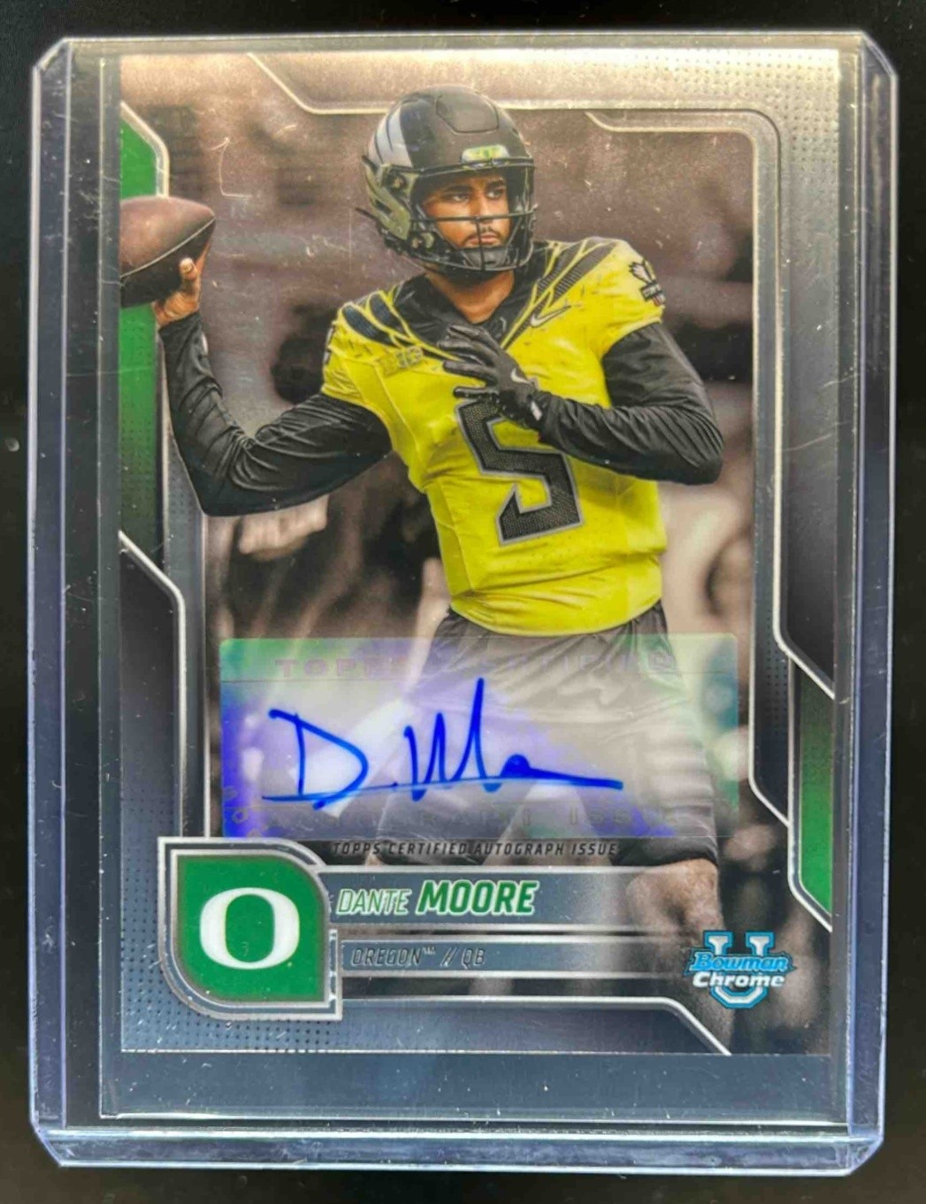 2025 Bowman Chrome U Dante Moore Prospect Auto #BCA-DAM Ducks