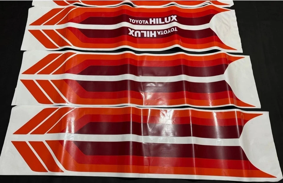 Pegatina/calcomanía completa carrocería lateral Toyota Hilux Pickup SSR doble cabina 1989-94 Foto 3 de 4
