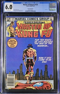 Master of Kung Fu #125 CGC 6 Newsstand 1983