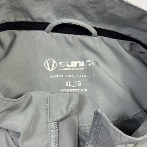 Sunice 1/4 Zip Golf Windbreaker Jacket Vest Polyester Spandex Gray Extra Large - Picture 6 of 12