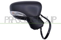 Prasco DS0167303 Spiegel Rechts Elektrisch Schwarz Heizbar Mit Blinker Konvex Ni
