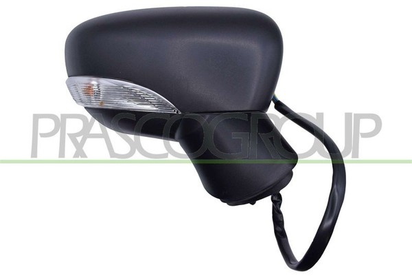 Prasco DS0167303 Spiegel Rechts Elektrisch Schwarz Heizbar Mit Blinker Konvex Ni-image