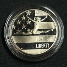 1992-S Olympics Proof Commemorative Half Dollar San Francisco Mint