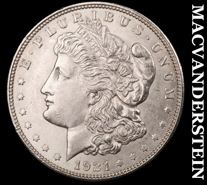 1921-D Silver Morgan Dollar - Scarce  High Grade  Lustrous  No Reserve  #M443