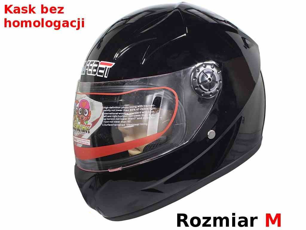 Casque jet noir SAFEBET HF-909 taille M petit modèle pour cyclomoteur